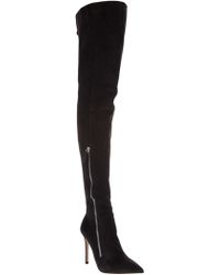 gianvito rossi lace thigh high boots