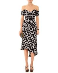 Vivienne Westwood Gold Label Exclusive Cocotte Squiggle-Print Dress - Lyst