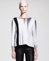 Helmut Lang Virga Jacquard Knit Sweater - Lyst