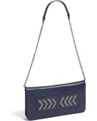 Trouvé Trouvé Arrow Flap Clutch - Lyst