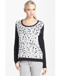 Trouvé Trouvé Leopard Jacquard Highlow Sweater - Lyst