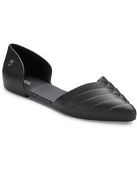 Melissa Petal Point Toe Jelly Flats - Lyst