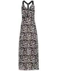 A.L.C. Patti Fan-Print Maxi Dress - Lyst