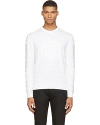 Kenzo White Statue Of Liberty Sweater - Lyst