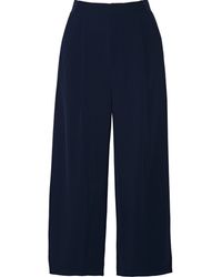 Elizabeth And James Trenton Wide-Leg Twill Trousers - Lyst