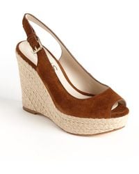 Kors By Michael Kors Keelyn Suede Platform Wedge Sandals - Lyst