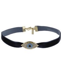 Topshop Evil Eye Choker - Lyst