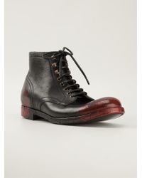 dolce gabbana lace up boots