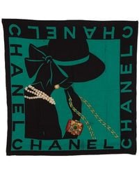 Chanel Pre-Owned Scarf - Lyst
