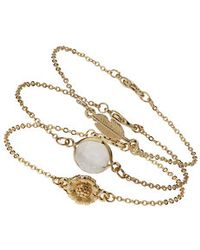 Topshop Charm Bracelet Pack - Lyst