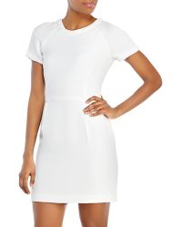 Sandro Textured Short Sleeve Dress - Lyst