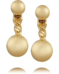 Giles & Brother Gold-Plated Earrings - Lyst