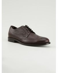 Tod's Brogue Shoes - Lyst