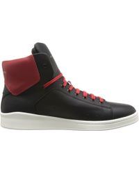 Alexander McQueen Bicolor High Top Sneaker - Lyst