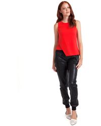 Sachin & Babi Asymmetrical Silk Tank - Lyst