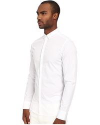 Balmain Hidden Placket Button Up - Lyst