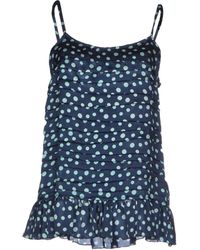 Vera Wang Lavender Top - Lyst