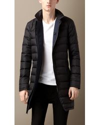 Burberry Reversible Down-Filled Car Coat - Lyst