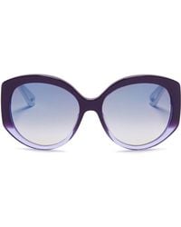 Dior 'Extase 1' Metal Temple Ombré Acetate Sunglasses - Lyst