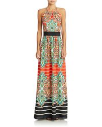 Eliza J Floral Maxi Dress - Lyst