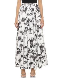 Haute Hippie Ball Gown Skirt - Swan/Black - Lyst