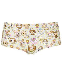 Topshop Toki Doki Low Rise Boypant - Lyst