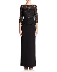 teri jon black gown