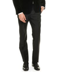 Alexander McQueen Side-Stripe Tuxedo Pants - Lyst