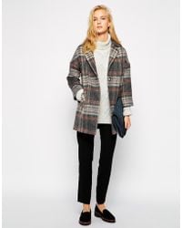 Helene Berman One Button Swing Coat - Lyst