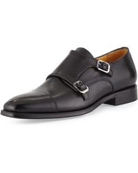 Gordon Rush Copley Double-Monk Slip-On Shoes - Lyst