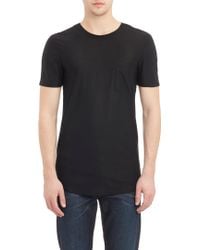 Helmut Lang Slub-Weave T-Shirt - Lyst
