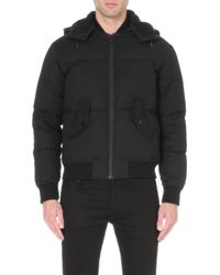 Sandro Quilted Bomber Jacket - For Men - Lyst