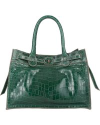 Zagliani Small Gatsby Tote - Lyst