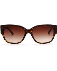 Giorgio Armani Ar8014 Black Tortoiseshell Wayfarer Sunglasses - Lyst
