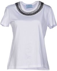 prada tops lyst shirt