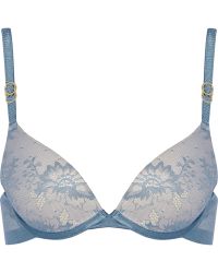 Stella McCartney Stella Lace And Satin Plunge Bra - Lyst