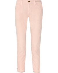 Current/Elliott The Fling Mid-Rise Corduroy Boyfriend Jeans - Lyst
