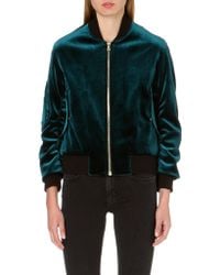 Sandro Ventura Velvet Jacket - Lyst