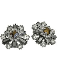 Kate Spade Space Age Floral Studs Earrings - Lyst