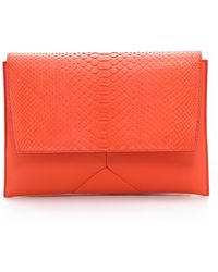 Narciso Rodriguez Ali Clutch - Coral - Lyst