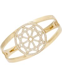 Pamela Love Diamond & Gold Arch Cuff - Lyst