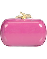 Diane von Furstenberg Lytton Patent Leather Clutch - Lyst
