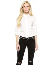 J Brand Venice Blouse - White - Lyst