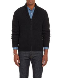 Theory English Rib Zip-Front Cardigan - Lyst