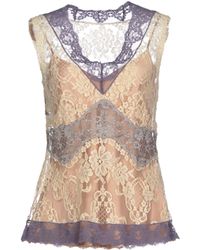 Alberta Ferretti Top - Lyst