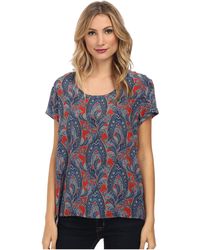 Karen Kane Extended Back Cuff Sleeve Top - Lyst