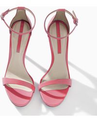 Zara High Heel Sandal with Narrow Straps - Lyst