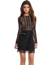 Three Floor La Noir Dress - Lyst