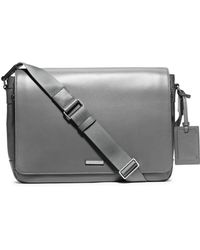 Michael Kors Warren Large Leather Messenger - Lyst
