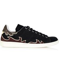 Isabel Marant Étoile Gilly Cotton-Canvas Trainers - Lyst